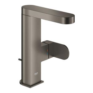 Смеситель однорычажный GROHE Plus для раковины DN 15, размер M, темный графит матовый (23871AL4)