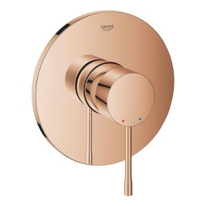 Смеситель однорычажный для душа GROHE Essence, круглая розетка, теплый закат глянец (24057DA1)