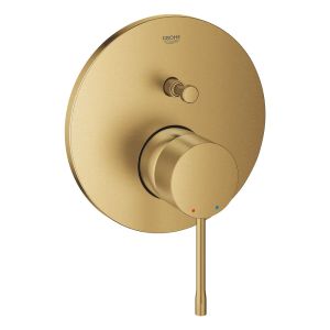 Смеситель однорычажный для ванны GROHE Essence, круглая розетка, холодный рассвет матовый (24058GN1)