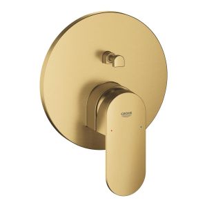 Смеситель однорычажный GROHE Plus с переключателем на 2 положения, холодный рассвет матовый (24060GN4)
