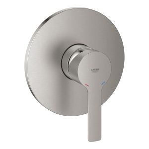 Смеситель однорычажный для душа GROHE Lineare New, круглая розетка, суперсталь (24063DC1)