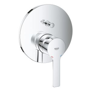 Смеситель однорычажный для ванны GROHE Lineare New, круглая розетка, хром (24064001)