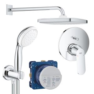 Промо-набор Grohtherm: готовый комплект для душа, встроенный, хром (240687)