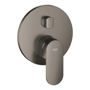 Смеситель однорычажный GROHE Plus с переключателем на 3 положения, темный графит матовый (24093AL4)