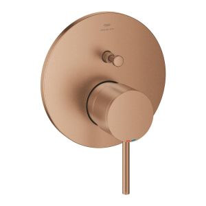 Смеситель однорычажный GROHE Atrio скрытого монтажа для ванны с переключателем на 2 положения, теплый закат, матовый (24355DL0)