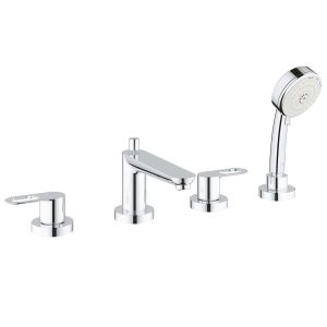 Смеситель для ванны GROHE BauLoop, на 4 отверстия, хром (2511900A)