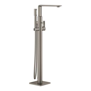 Смеситель однорычажный GROHE Allure для ванны, DN 15, напольный монтаж, темный графит, матовый (25222AL1)