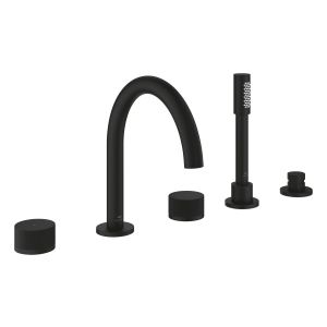 Комплект для ванны GROHE Atrio Private Collection на 5 отверстий, черный (25226KF0)