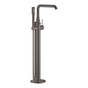Смеситель однорычажный для ванны GROHE Essence, напольный монтаж, темный графит глянец (25248A01)