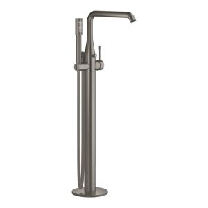 Смеситель однорычажный для ванны GROHE Essence, напольный монтаж, темный графит матовый (25248AL1)