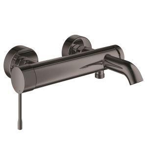 Смеситель однорычажный для ванны GROHE Essence, темный графит глянец (25250A01)