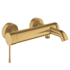 Смеситель однорычажный  для ванны GROHE Essence, DN 15, холодный рассвет матовый (25250GN1)