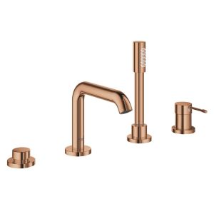 Смеситель однорычажный для ванны GROHE Essence, на 4 отверстия, теплый закат глянец (25251DA1)