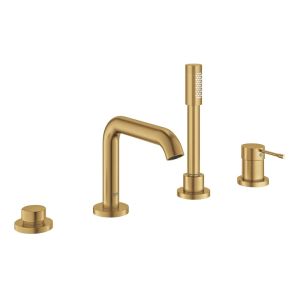 Смеситель однорычажный для ванны на 4 отверстия GROHE Essence, холодный рассвет матовый  (25251GN1)