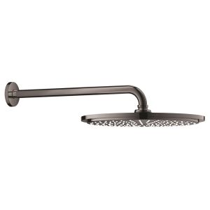 Верхний душ GROHE Rainshower с кронштейном, темный графит глянец (26066A00)