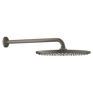 Верхний душ GROHE Rainshower с кронштейном, темный графит матовый (26066AL0)