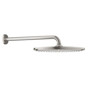 Верхний душ GROHE Rainshower с кронштейном, суперсталь (26066DC0)