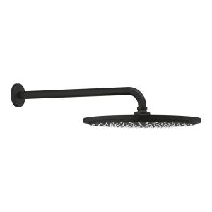 Верхний душ GROHE Rainshower Cosmopolitan с душевой штангой 380 мм, фантомный черный (26066KF0)