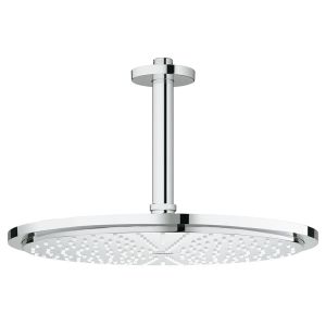 Верхний душ с кронштейном GROHE Rainshower Cosmopolitan Metal, диаметр 310 мм, потолочный кронштейн, хром (26067000)