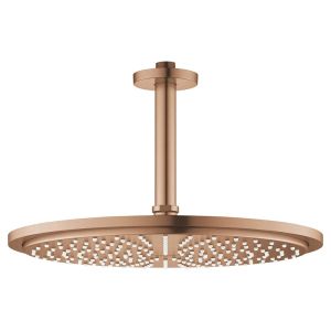 Верхний душ GROHE Rainshower с потолочным кронштейном, теплый закат матовый (26067DL0)