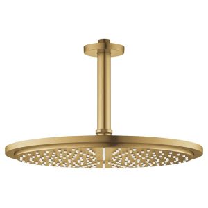 Верхний душ GROHE Rainshower с потолочным кронштейном, холодный рассвет матовый (26067GN0)