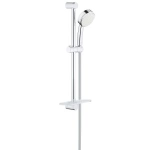 Душевой гарнитур GROHE New Tempesta Cosmopolitan 100 I с полочкой, душевая штанга 600 мм, хром (26083002)