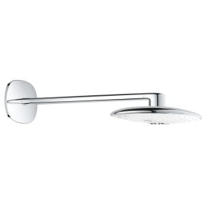 Верхний душ GROHE Rainshower SmartControl 360 с душевым кронштейном, 360 x 220 мм, белая луна (26254LS0)