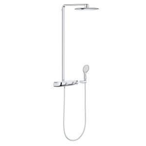 Душевая система GROHE Rainshower SmartControl 360 MONO с термостатическим смесителем для настенного монтажа, 2 режима верхнего душа, хром (26361000)