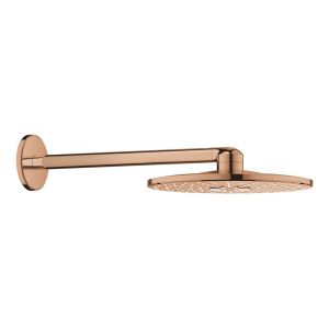 Верхний душ и душевой кронштейн GROHERainshower SmartActive 310, 430 мм, 2 режима струи, теплый закат глянец (26475DA0)