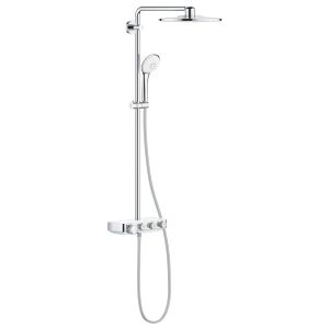 Душевая система GROHE Euphoria SmartControl 310 DUO с термостатом для душа, белая луна (26507LS0)