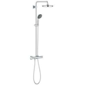 Душевая система GROHE Vitalio Start System 210 с термостатом для настенного монтажа, хром (26538000)