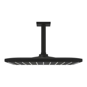 Верхний душ GROHE Rainshower Mono Cube с душевым кронштейном 142 мм, фантомный черный (26566KF0)