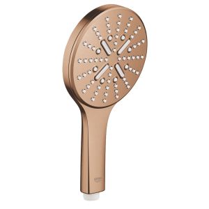 Ручной душ Grohe Rainshower SmartActive 130, 3 режима струи, теплый закат матовый (26574DL0)