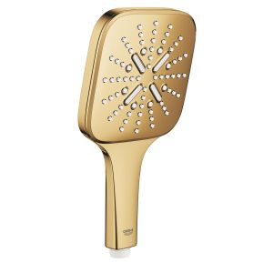 Ручной душ GROHE Rainshower SmartActive 130 Cube, 3 вида струй, холодный рассвет глянец (26582GL0)