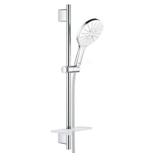 Душевой гарнитур GROHE Rainshower SmartActive 150, 3 вида струй, белая луна (26592LS0)