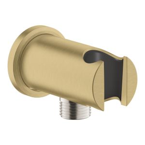 Подключение для душевого шланга GROHE Rainshower, круглая розетка, с держателем ручного душа, холодный рассвет матовый (26658GN0)