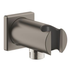 Подключение для душевого шланга GROHE Rainshower 1/2″ с держателем ручного душа, сатиновый графит (26659MG0)