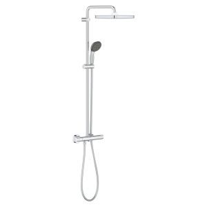 Душевая система GROHE Vitalio Start System 250 Cube с термостатом для настенного монтажа, хром (26696000)