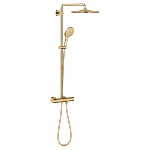 Душевая система с термостатом GROHE Rainshower SmartActive 310, для настенного монтажа, холодный рассвет глянец (26836GL0)