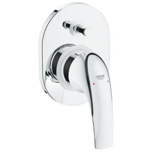 Смеситель для ванны GROHE BauCurve (внешняя и встраиваемая части), хром (29043000)