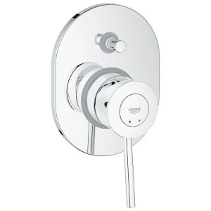 Смеситель для ванны GROHE BauClassic (внешняя и встраиваемая части), хром (29047000)
