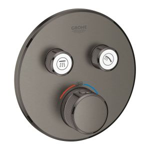 Внешняя панель термостата для душа GROHE Grohtherm SmartControl, темный графит матовый (29119AL0)