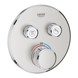Внешняя панель термостата для душа GROHE Grohtherm SmartControl, суперсталь (29119DC0)