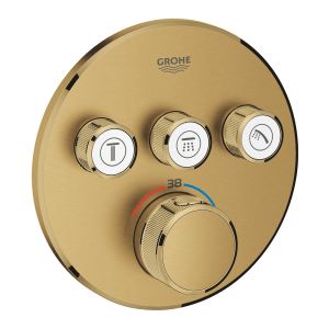 Термостат для встраиваемого монтажа на 3 выхода, GROHE Grohtherm SmartControl, холодный рассвет матовый (29121GN0)