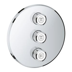 Внешняя часть GROHE Grohtherm SmartControl для вентиля на 3 выхода, хром  (29122000)