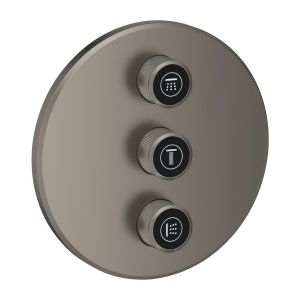 Комплект верхней монтажной части GROHE Grohtherm SmartControl для вентиля на три выхода, сатиновый графит (29122MG0)