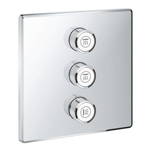 Внешняя часть вентиля GROHE Grohtherm SmartControl на 3 выхода, хром (29127000)