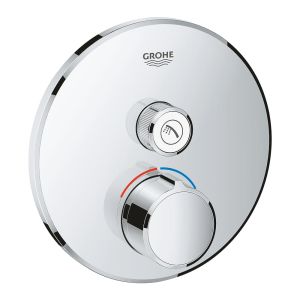 Внешняя часть смесителя GROHE Grohtherm SmartControl на 1 выход, хром (29144000)