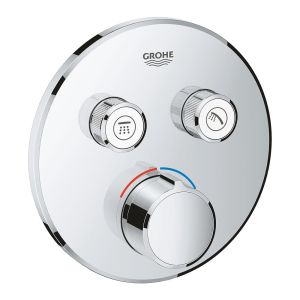 Внешняя часть смесителя GROHE Grohtherm SmartControl на 2 выхода, хром (29145000)