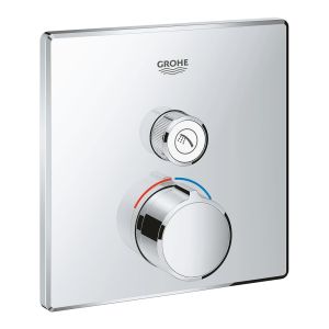 Внешняя часть смесителя GROHE Grohtherm SmartControl на 1 выход, хром (29147000)